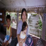 A l'intérieur de notre jeepney