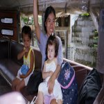 A l'intérieur de notre jeepney