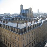 Vue de la terrasse du BHV de Paris