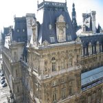 Vue de la terrasse du BHV de Paris