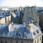 Vue de la terrasse du BHV de Paris