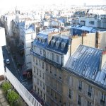 Vue de la terrasse du BHV de Paris