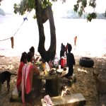 Une pause repas avant la route pour Hundred Islands