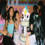 Repas d'anniversaire entre philippins