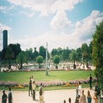 Le jardin du Luxembourg (le Sénat)