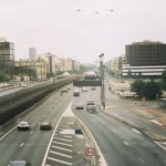 Vue à partir de l'Esplanade de la Défense